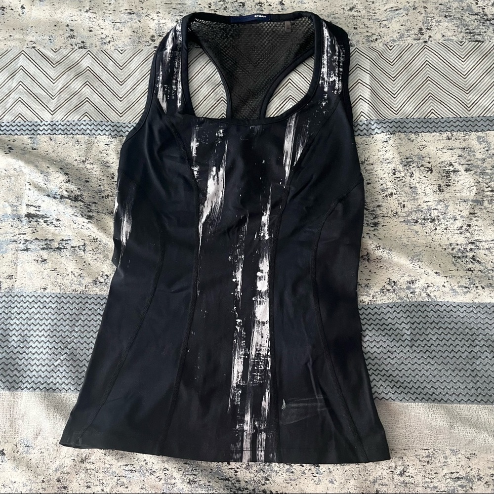 Elie Tahari Active tank mesh back size xs